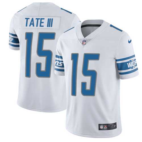 Nike Detroit Lions #15 Golden Tate III White NFL Vapor Untouchable Limited Jersey,We sell and wholesale Nike Detroit Lions #15 Golden Tate III White NFL Vapor Untouchable Limited Jersey on line form chian!